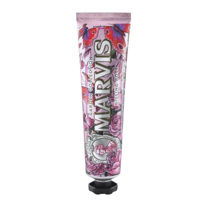 Marvis Kissing Rose 75 ml – tuba zubnej pasty s jemnou arómou ruže a osviežujúcou mätou
