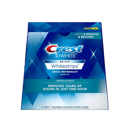 Bieliace pásiky Crest 1 Hour Express – 7 vrecúšok, 14 pásikov