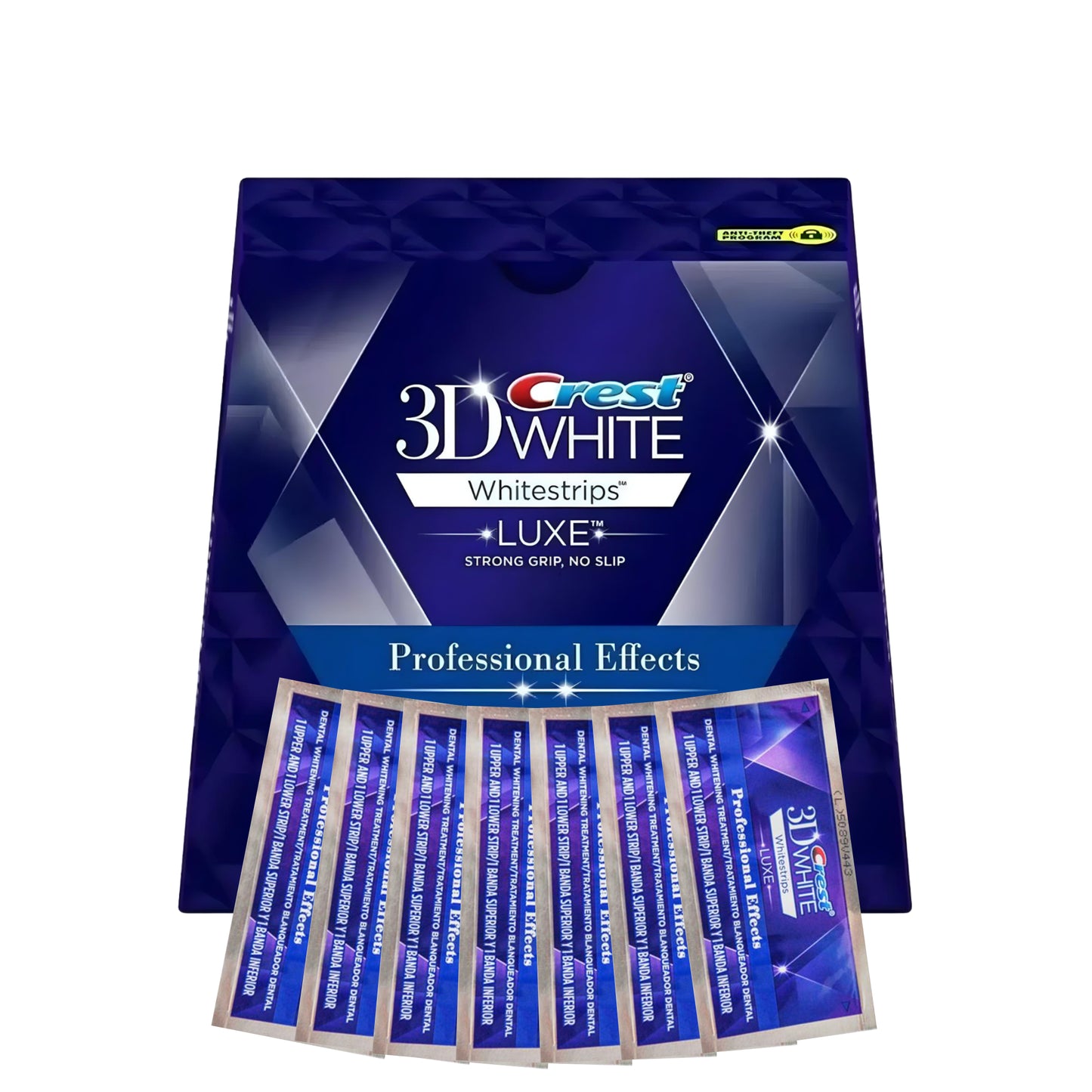 Bieliace pásiky Crest 3D White Luxe Professional Effects – 7 vrecúšok, 14 pásikov