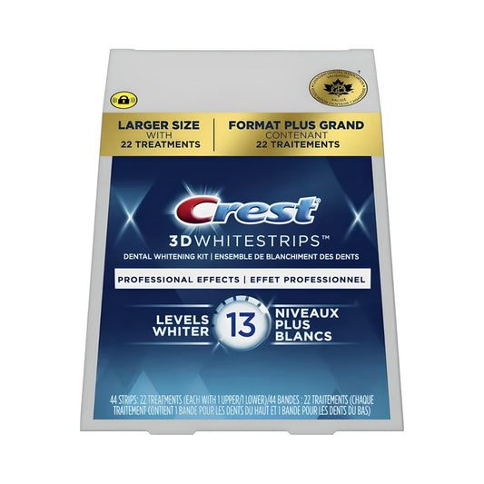 Bieliace pásiky Crest Professional Effects 13 Levels – 22 vrecúšok, 44 pásikov