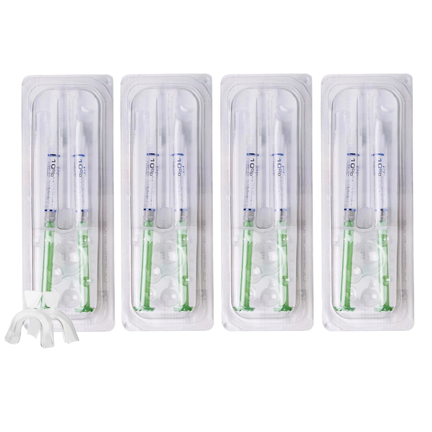 Bieliaci gél PF10% MINT (8 striekačiek)